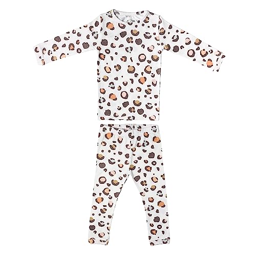 Copper Pearl Two Piece Long Sleeve Toddler Pajamas PJ Sets for Boys and Girls - Adorable Pattern Pajamas, Breathable Fabric to Keep Cool While Sleeping, Sizes 12 Months to 5T - Millie