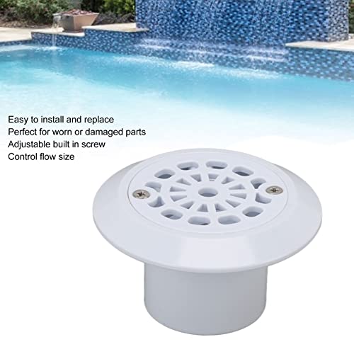 Pool Main Drain, Swimming Pool Drain Cover, Floor Drain for Underground Pool 2.4 Inch Water Outlet Draining Accessory - Image 2