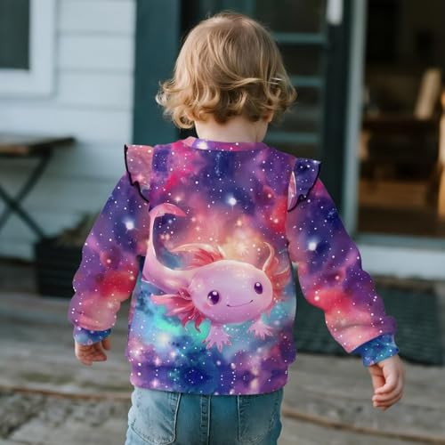 Girl's Sweatshirt Long Sleeve Drop Shoulder Pullover Tops3