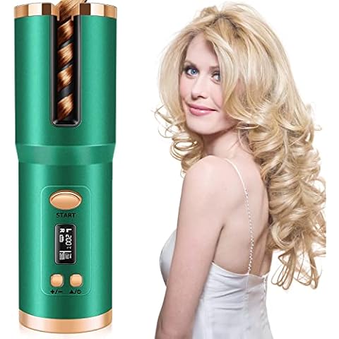 Lanboo Rizador Pelo Automático Inalámbrico con Pantalla LCD Cover