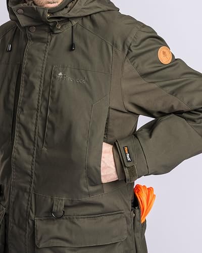 Pinewood Herren Dog Sports Trainer Extreme Jacke - Hundesport- und Outdoorjacke Herren - wind- und wasserdicht mit vielen Taschen und praktischen Details, ideal für Hundetraining