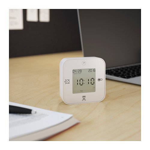 Minuterie pour table d'appoint avec réveil électronique intégré