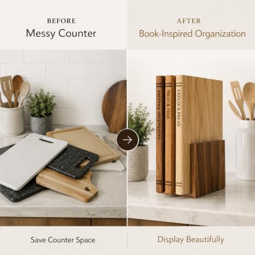 Set 3 Tablas de Cortar de Madera con Base miniatura 4