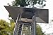Legacy Heating Quartz Galss Tube Patio Heater, Visual Flame Heater 40000BTU (Stainless Steel)