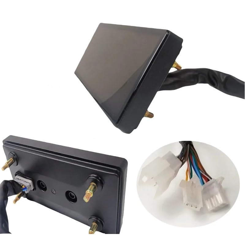 Tachymètre ensemble d'instruments de moto 12V avec odomètre réglable et compteur de vitesse LED - 2