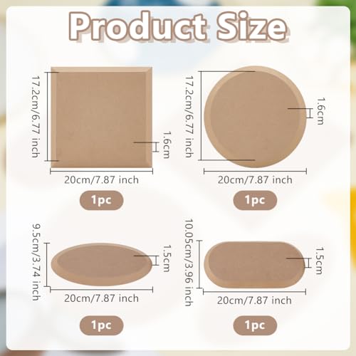 Plaques poterie MDF OLYCRAFT pour éviter les déformations de l'argile lors du modelage manuel - 3