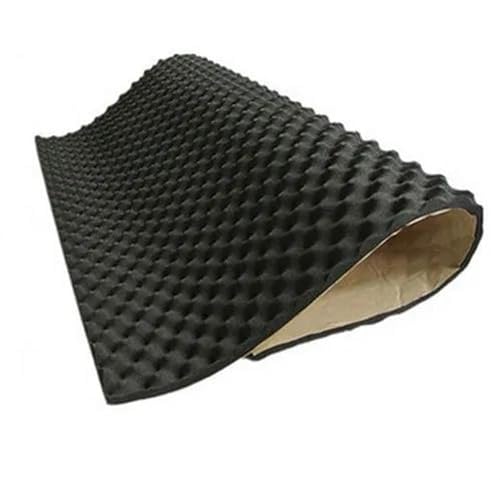 Alfombrilla Insonorizante Para Capó De Coche De 20mm Aislamiento Acústico Espuma Térmica Algodón Alfombrilla Adhesiva GFVFGNLNNA(50cmx50cmx2cm)