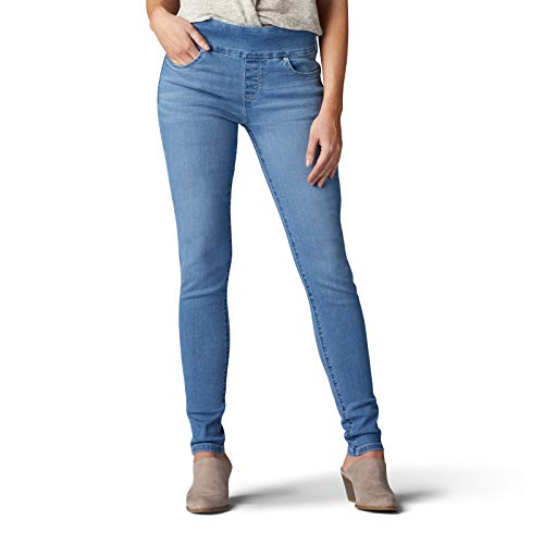 Lee Damen Skulptur schmaler Passform, zum Überziehen Jeans, Larkspur, 48S – Ansicht 1