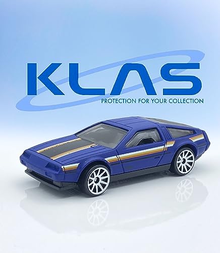 Hot Wheels DMC Delorean (Dark Matt Blue), 8/10 HW: The '80s, 2023-101/250 (Short Card) - Image 2