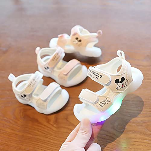 Sandali per bambini con luci a LED, traspiranti