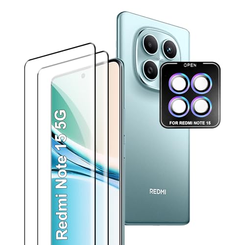 Rojeuinn Vetro Temperato per Xiaomi Redmi Note 15 5G /