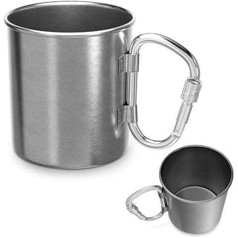 ZOKLU Stainless Steel Camping Mug Cover