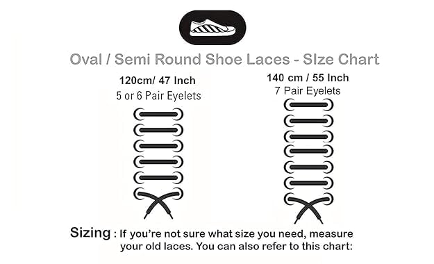 Image of SHOESHINE Oval /Semi Round Shoelace Sports & Sneaker Shoe Lace