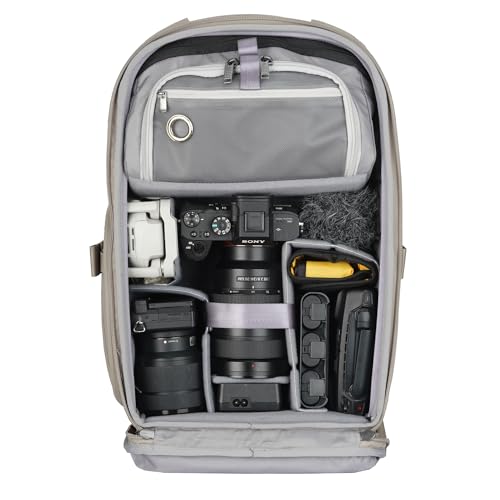 Mochila para cámara VANGUARD VEO Metro B20L 20L crema miniatura 3