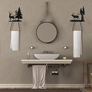 Peryiter 3 Pcs Bear Towel Holder Bathroom Bear Hand Towel Holder Black Bear Deer Elk Towel Ring Rack Bathroom Wall Decorations Christmas Winter Rustic Farmhouse Kitchen Bathroom Gifts Decorations Peryiter 3 Pcs Bear Towel Holder Bathroom Bear Hand Towel Holder Black Bear Deer Elk Towel Ring Rack Bathroom Wall Decorations Christmas Winter Rustic Farmhouse Kitchen Bathroom Gifts Decorations