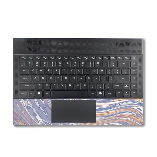 Image of MightySkins Carbon Fiber Skin Compatible With Alienware X14 R2 (2023) Full Wrap Kit - Liquid Silver | Protective, Durable Textured Carbon Fiber Finish | Easy To Apply & Change Styles | Made in the USA