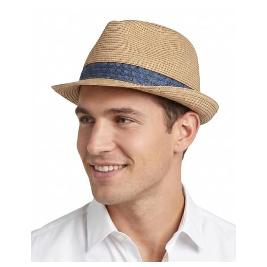 Zylioo Sun Hats S/M/L/XL/XXL Straw Hat Large Hats Fedora Trilby Summer UV Protection UPF+ Cuban Jazz Hat for Beach Holiday Travel