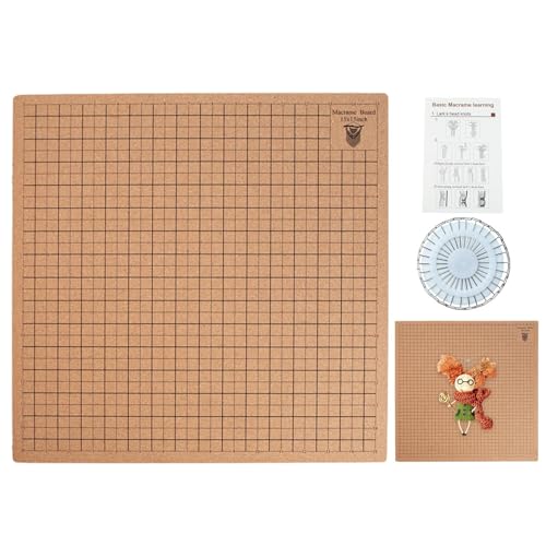 Teksome Tavola per macramè con spilli, Lavagna per...