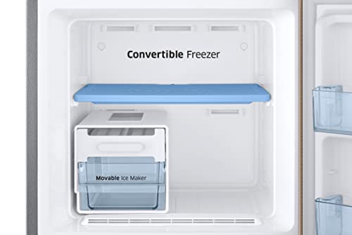 Image of Samsung 256L 2 Star Inverter Frost-Free Convertible 3 In 1 Double Door Refrigerator Appliance (RT30C3732YB /HL,Bronze Archi)