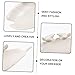 Beaupretty Stylish Ceramic Jewelry Dish Fashion Trinket Tray for Home Shop Elegant White Display Plate for Rings Necklaces Earrings Bracelets for Dresser and Bathroom