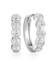 Bezel Setting - Moissanite - White Gold