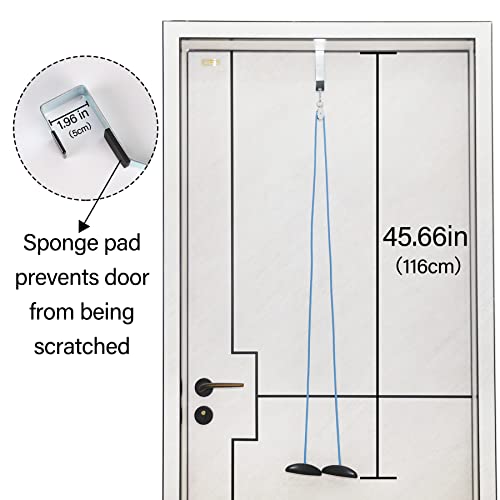 Image of Shoulder Pulley Over The Door Physical Therapy System, Exercise Pulley for Physical Therapy, Alleviate Shoulder Pain and Facilitate Recovery from Surgery