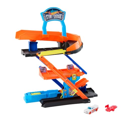 Hot Wheels City Track Stunt Garage