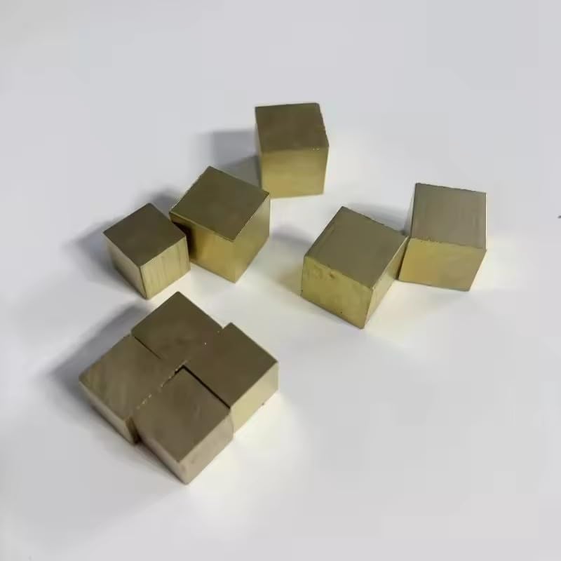 H59 Brass Block Brass Square Strip Size: 20x20 25x25 30x30 40x40 50x50 60x60mm Length: 50mm/100mm (40mmX40mmX40mm)