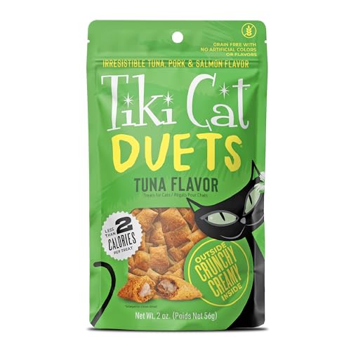 Tiki Cat Duets Cat Treats Tuna Flavor 2 oz. Pouch (8 Count)
