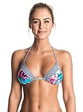 Roxy Women's Line It up Tiki Triangle Bikini Top