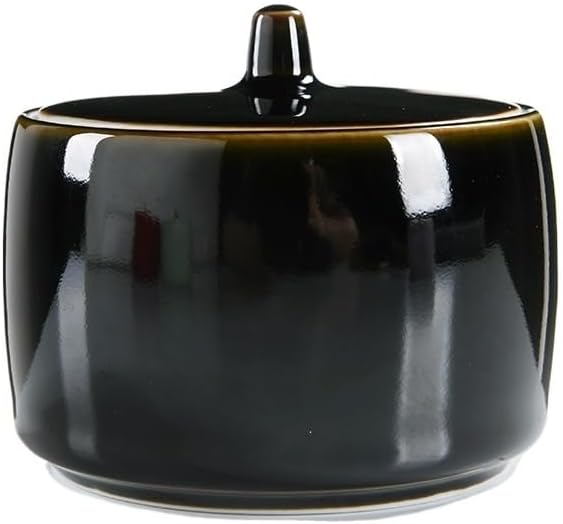 Pot De Rangement Minimaliste En Céramique Avec Couvercle | Boîte à Thé