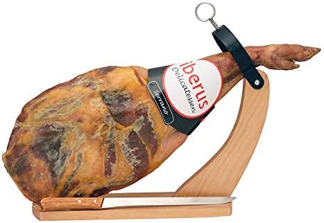 Serrano ham Gran Reserva - Shoulder ham 4,5 Kg. with ham Holder and Knife