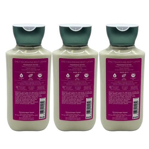 Bath & Body Works Pink Pineapple Sunrise Body Lotion 8Oz thumb #1