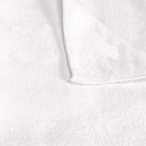 Arkwright Microfiber Hand Towels (16x27, 180 Bulk Pack), Perfect Gym Towels for Home, Gym, Salon, Spa, Resort (White)