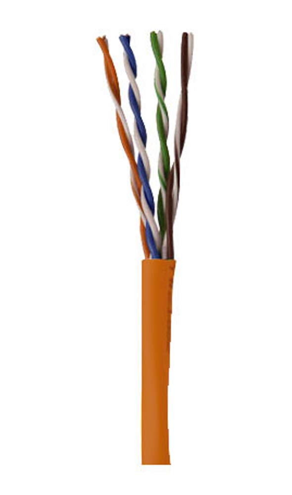 966956-16-03 Coleman Cable 1000' Pull Box Network Cable UTP - Plenum CAT5 - Orange Color