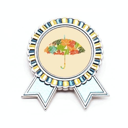 Broche parapluie en métal M aux finitions soignées pour sublimer vos vêtements de mi-saison