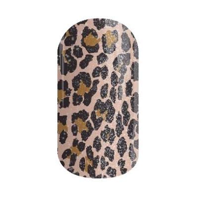 Jamberry Lacquer Strips Quick & Easy Nail Decal Design Fun & Trendy Nail Art Stickers Perfect For Diy Easy Nail Art (Leopard Chase) #TOP1
