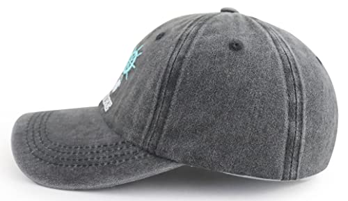 Gorra de mezclilla ajustable para hombre y mujer miniatura 4