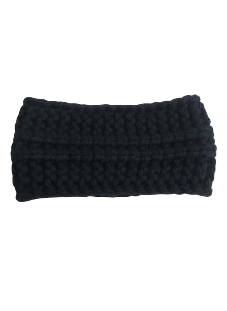 Sankeshwar Taj - Handmade Winter Headband for Men and Women Head Wrap Soft Fleece Knitted Woolen Warm Hair Band Unisex Acrylic Skull Stretchy Earwarmer Earmuffs Hair Accessory-image-48