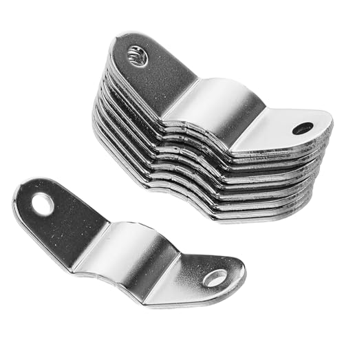 JOINPAYA 10個 ドラムキットの付属品 ドラムブラケット ドラムハードウェア タンドラムホルダー スネアドラムスタンド アイアンギターアクセサリー 楽器のサポート 楽器部 鉄 Silver