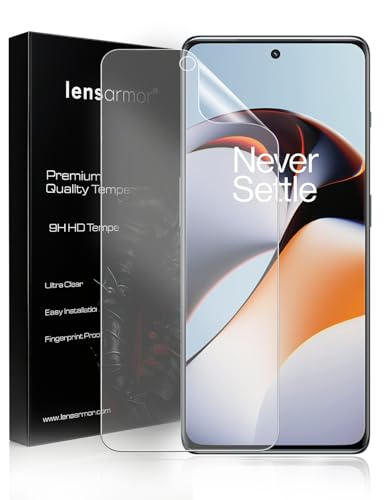 Image of Lensarmor Compatible with OnePlus 11R / Oppo Reno 9 /9 Pro / 9 Pro+ / Reno 10 /10 Pro / 10 Pro+ Flexible Screen Protector (1 Pack) - Premium Clear TPU Film, Fingerprint Unlock Supported