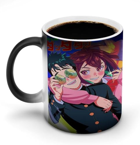 ダンダダン 綾瀬桃 高倉健 マグカップ 熱で色が変わ 温感変色 杯 コーヒー 耐熱 アニメ 記念日 ギャグ コーヒーカップ クリエイティブ かわいい カップ ギフトアイデア 大容量 セラミック素材 誕生日 萌えグッズ 330ML