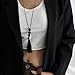 BCIOUS Resin Bead Drops Necklace with Artistic Fringe Detailing and Adjustable Rope Designs for Fashion Lovers Stylish Layering