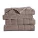 Sunbeam Heated Blanket | 10 Heat Settings, Quilted Fleece, Mushroom, King - BSF9GKS-R772-13A00