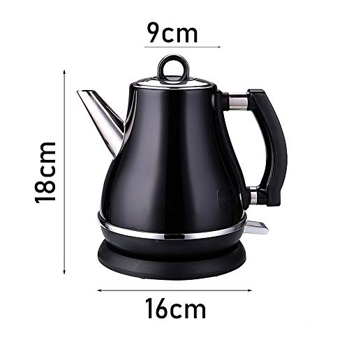 Tetera eléctrica 1.2L acero inoxidable 1500W miniatura 2