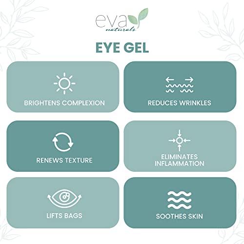 Anti-Aging Eye Gel - Luxurious Hydrating Under Eye Cream For Dark Circles And Puffiness, Bags, Crows Feet, Wrinkles - With Hyaluronic Acid & Skin-Firming Peptides Eye Serum (2 Oz.) #TOP2