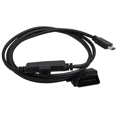 KPALAG OBDII to HDMI Interface Cable Monitor Cable Plug Compatible with Edge CS2 CTS2 CTS3 Replace#: H00008000