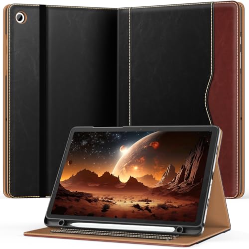 OKP Case for Samsug Galaxy Tab A9+ Plus 11 inch 2024(SM-X210/X216/X218), PU Leather Folio Cover with Multi-Angle Stand//Pen Holder, Auto Wake/Sleep Case for Galaxy A9+ 11