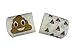 Produktbild diverse 2 Stück Toilettenpapier Emoji Kackhaufen.2-lagig, 20m, BEIDE Motive!!! Scherzartikel, Spaß Geschenk, Wichtelgeschenk, gemeines Geschenk, Spaß, Scherz