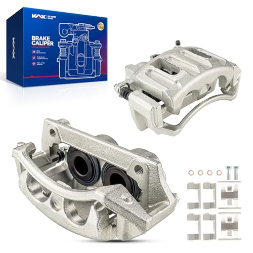 Image of KAX Disc Brake Caliper Assembly Fit for Ford F-150 1999-2003, Ford F-150 Heritage 2004, Lincoln Blackwood 2002, Front Left and Right Side, 18B4750+18B4751 Brake Caliper